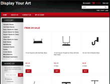 Tablet Screenshot of displayyourart.com